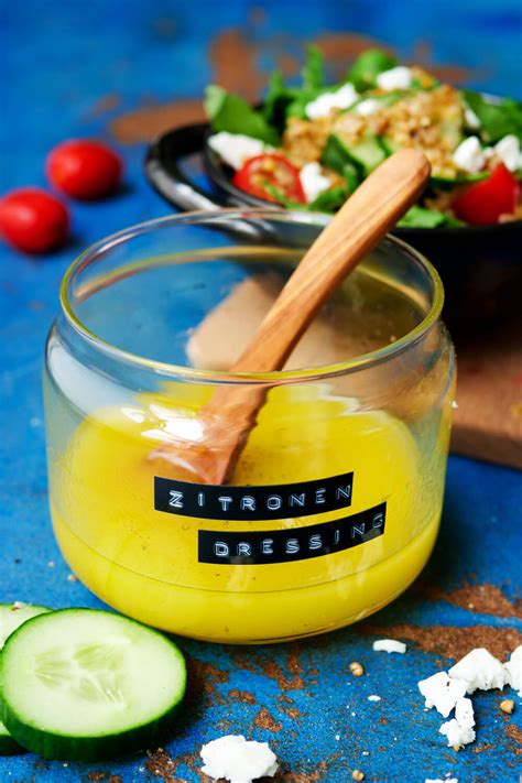 salat dressing mit zitrone