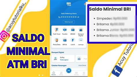 SALDO MINIMUM BRI：Nikmati Layanan Eksklusif dan Kenyamanan sebagai Nasabah BRI