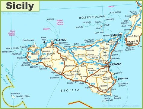 Sale Per Feste Catania Sicily Map
