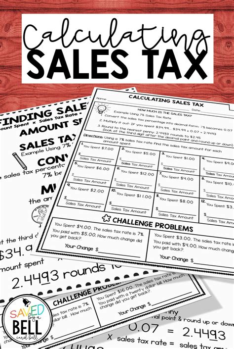 Sales Tax Math Problems Worksheet Printable Worksheet Math Tax Worksheets - Math Tax Worksheets
