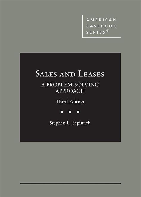 Download Sales And Leases A Problem Solving Approach American Casebooks 