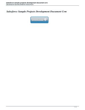 Full Download Salesforce Sample Projects Development Document 