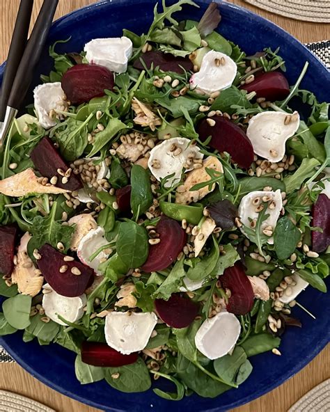 sallad rodbetor chevre