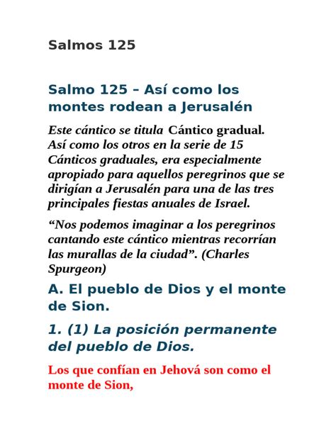 Salmo 125 Explicação