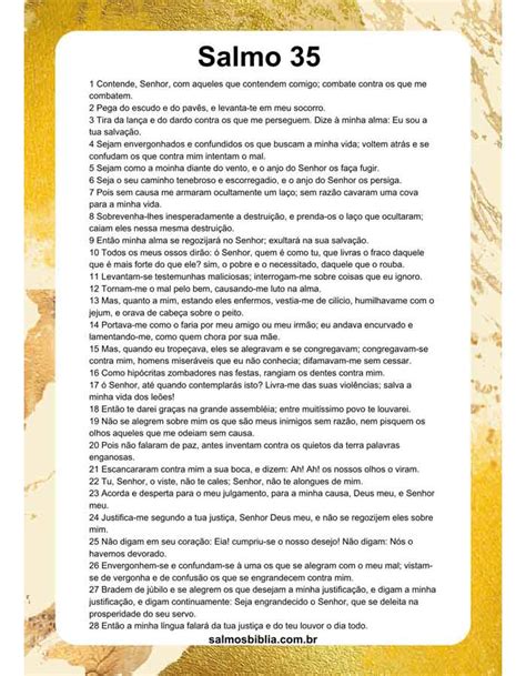 Salmo 35 Completo