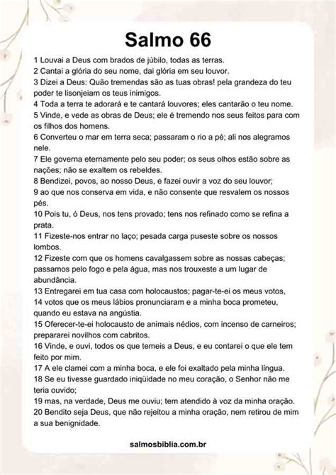 Salmo 66 Escrito