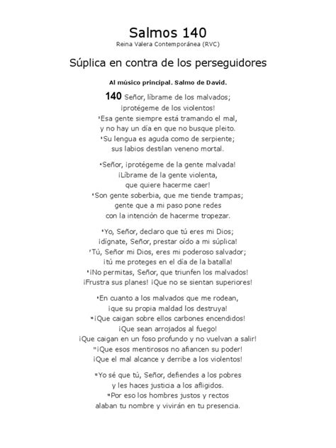 Salmos 140 Completo