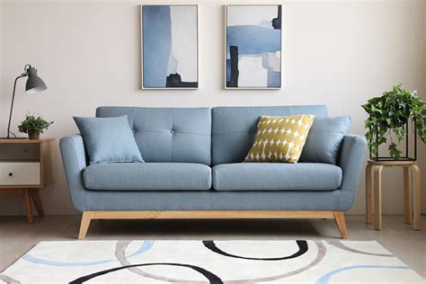 Salones modernos con sofás azules: inspiraciones y tendencias