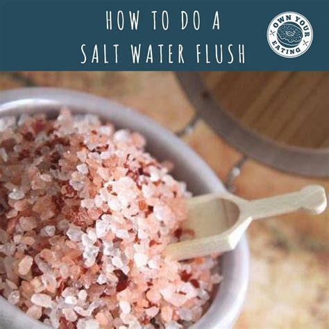 Salt Water Flush