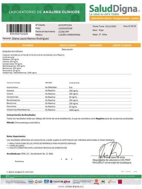 Salud Digna Antidoping