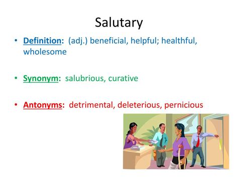Salutary Meaning