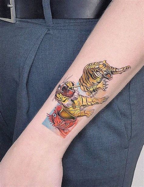 Salvador Dali Tiger Tattoos