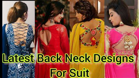 salwar suit back neck design