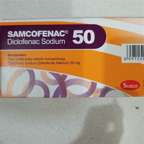 Samcofenac Diclofenac Sodium 50 Obat Ampuh Untuk Meredakan Apa Khasiat Obat Samcofenac 50 - Apa Khasiat Obat Samcofenac 50