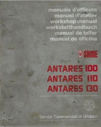 Download Same Antares Workshop Manual 