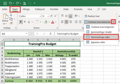 sammanfoga blad excel