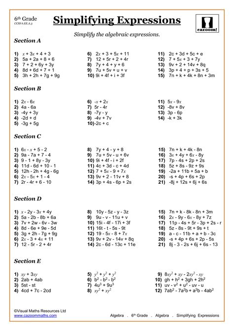 Sample 6th Grade Nj Math Placement Test