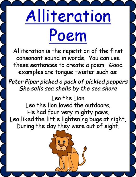 Sample Alliteration Poems