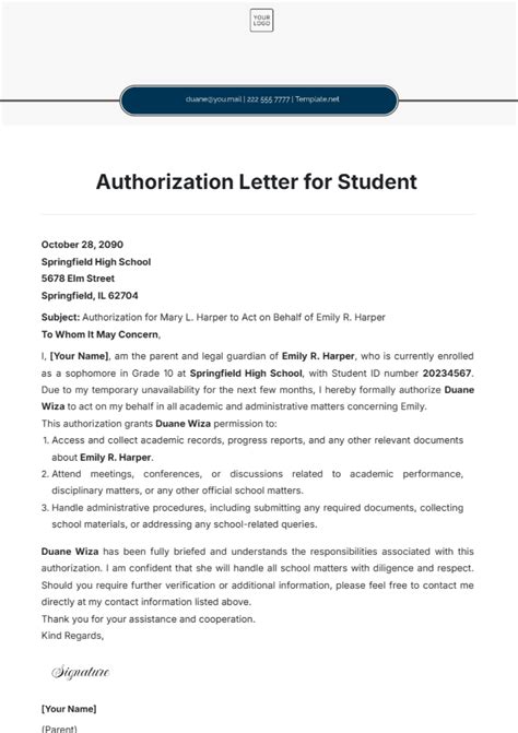 Sample Authorization Letter For College Certificate