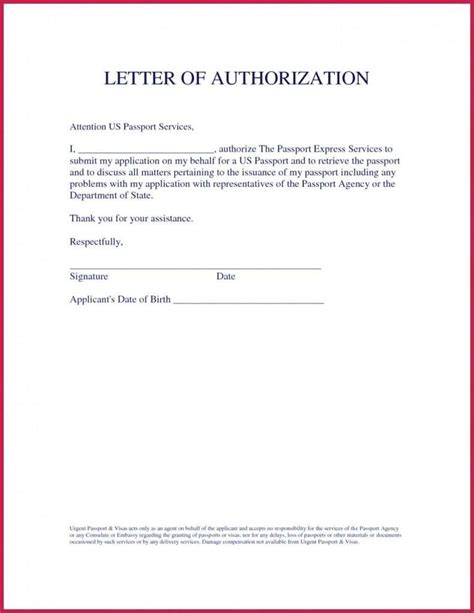 Sample Authorization Letter To Represent In Court
