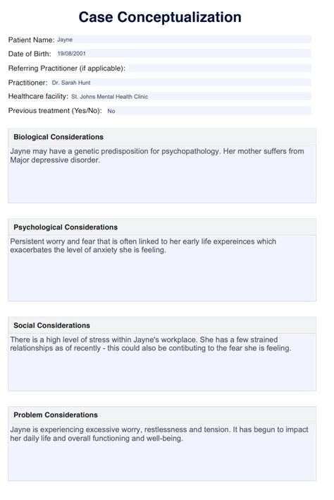 sample case conceptualization using the bowenian theory