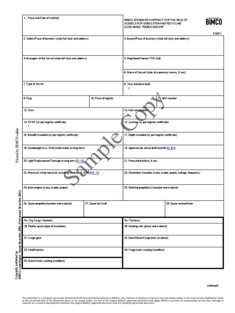 Sample Copy Bimco