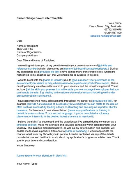 sample cover letter for change marital status