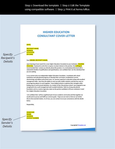 Sample Cover Letter For Higher Education Administration