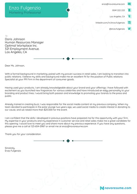 sample cover letter for maintainer operator trainee
