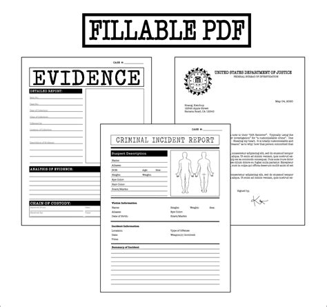 Sample Detective Case File