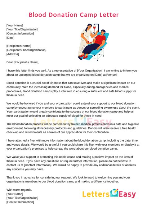 Sample Donation Letter For Camp
