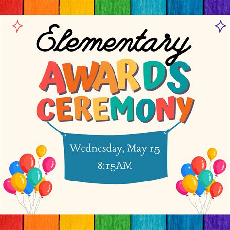 sample elementary student awards ceremony spe