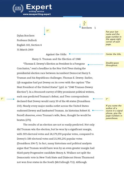 Sample Essay Paper In Apa Style