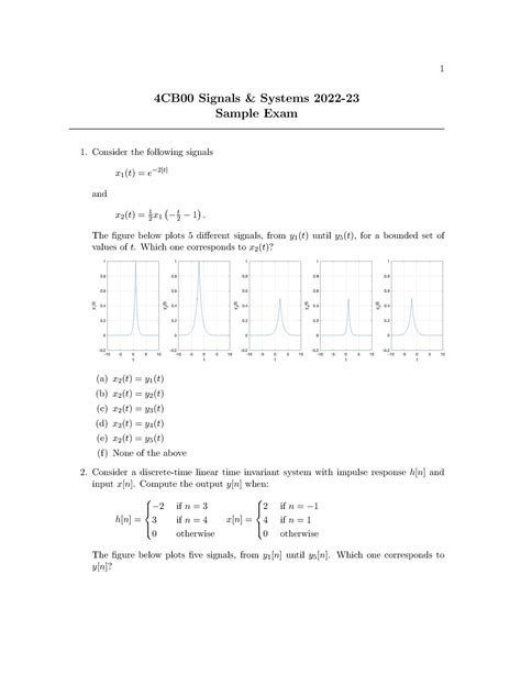 sample exam for signals and systems
