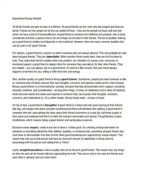 sample expository essay middle school