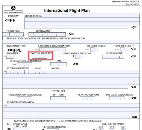 sample fill the aircraft flight log template