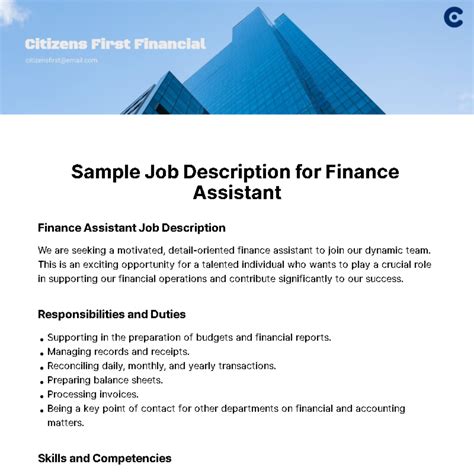 sample finance test for job interview