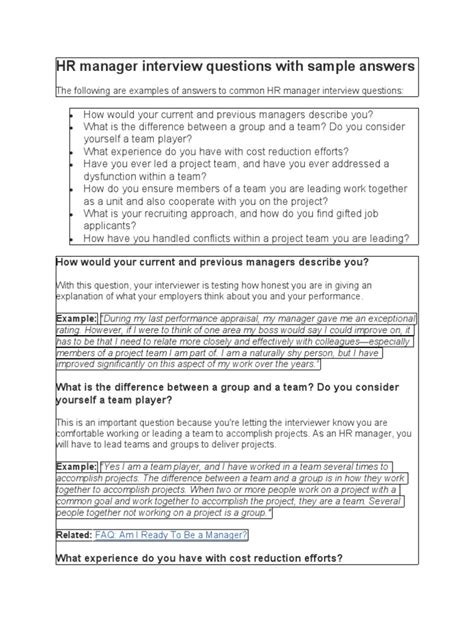 sample hr director interview questions