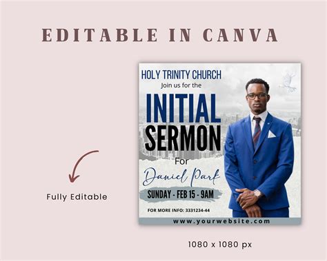 Sample Initial Sermon Church Invitation Letters