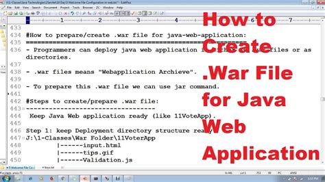 sample java web application war file