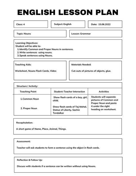 sample lesson plans deborah healey
