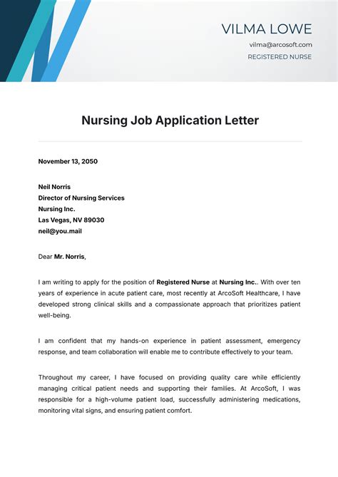 Sample Letter Applying For Nursing Scholarship