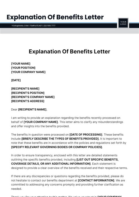 sample letter asking for benefits