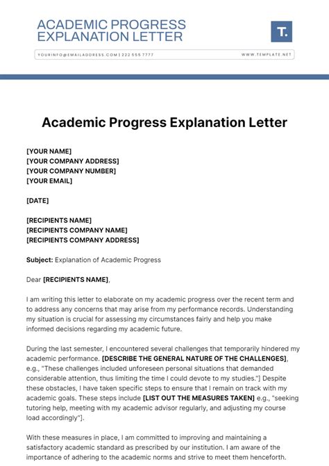 Sample Letter Explaining Failing Grade