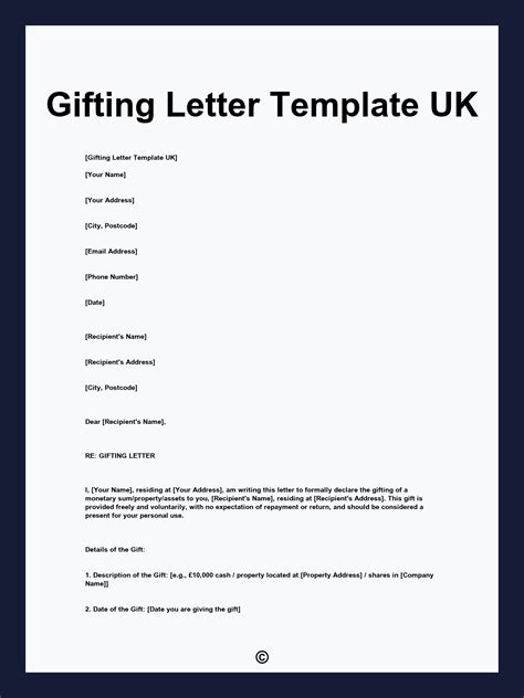 Sample Letter For Gifting A Vehicle