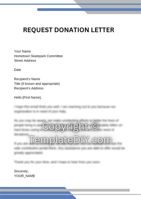 Sample Letter For Prom Donation