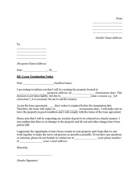 sample letter for terminating property management contract
