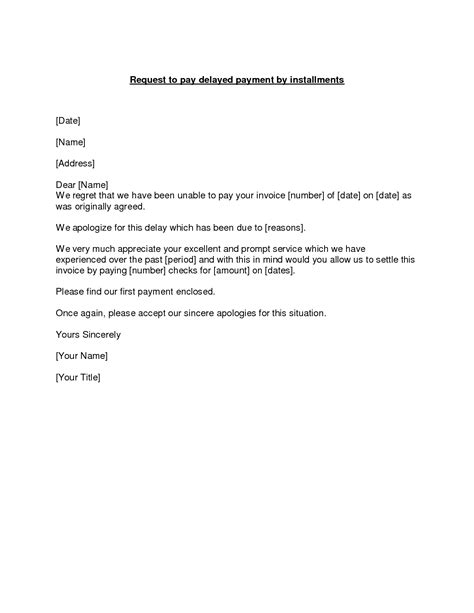 Sample Letter Invoice Letter Requesting Payment