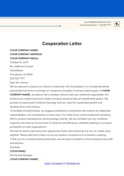 Sample Letter Of Cooperation Syracuse University