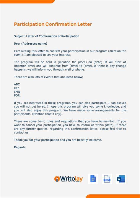 sample letter of participation georgia association chiefs